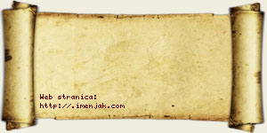 Trnjina Ralovac vizit kartica